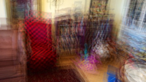 A multiple exposure of a games room done with OverCam panning the iPhone.  Photo by Eduardo Libby.