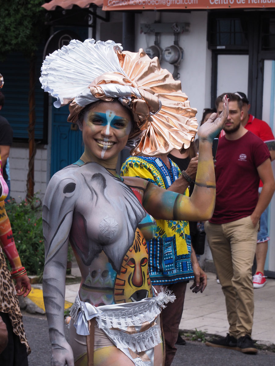 Just as promised: Here is a selection of the body paint parade that took pl...
